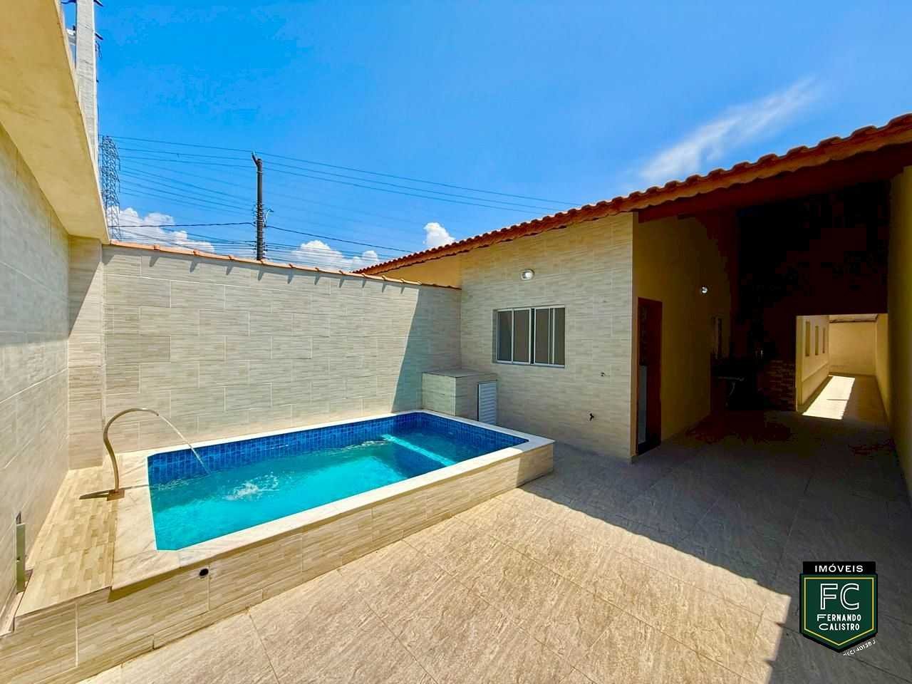 Casa nova 3 quartos, piscina e churrasqueira a 250mts do mar