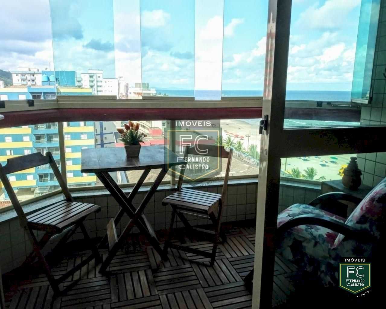 APARTAMENTO 2 DORMITÓRIOS (1 SUITE) 86M², CONDOMÍNIO FRENTE AO MAR, VARANDA ENVIDRAÇADA C/ VISTA P/ O MAR, MOBILIADO E EQUIPADO! CENTRO, MONGAGUÁ SP